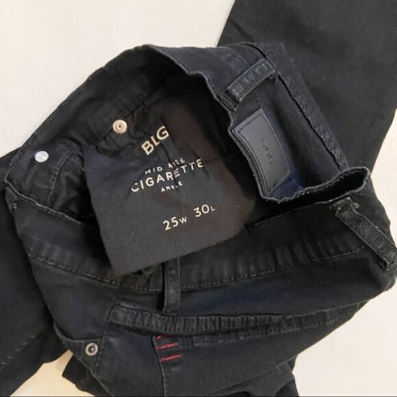 Bdg mid rise cigarette ankle black jeans size 25 - Picture 6 of 7